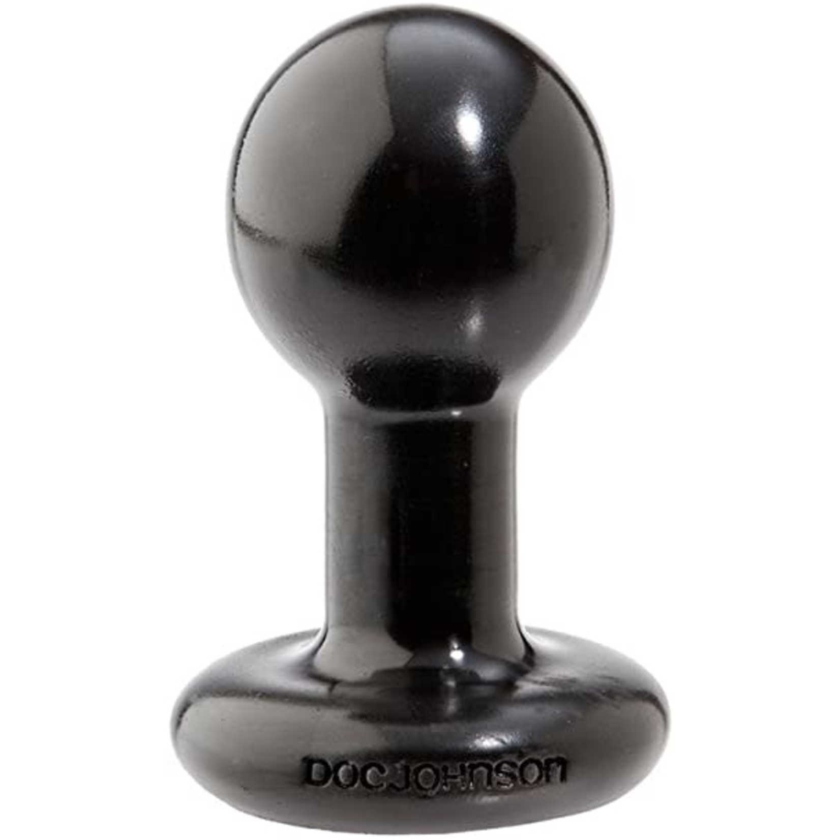 DOC JOHNSON THE CLASSIC ROUND BUTT PLUG - MEDIUM - BLACK
