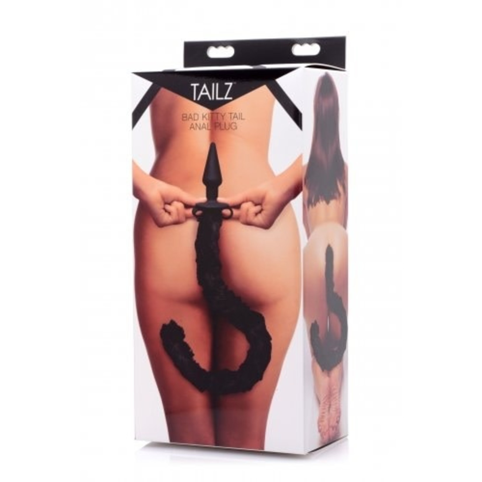 XR BRANDS TAILZ - BAD KITTY SILICONE CAT TAIL ANAL PLUG