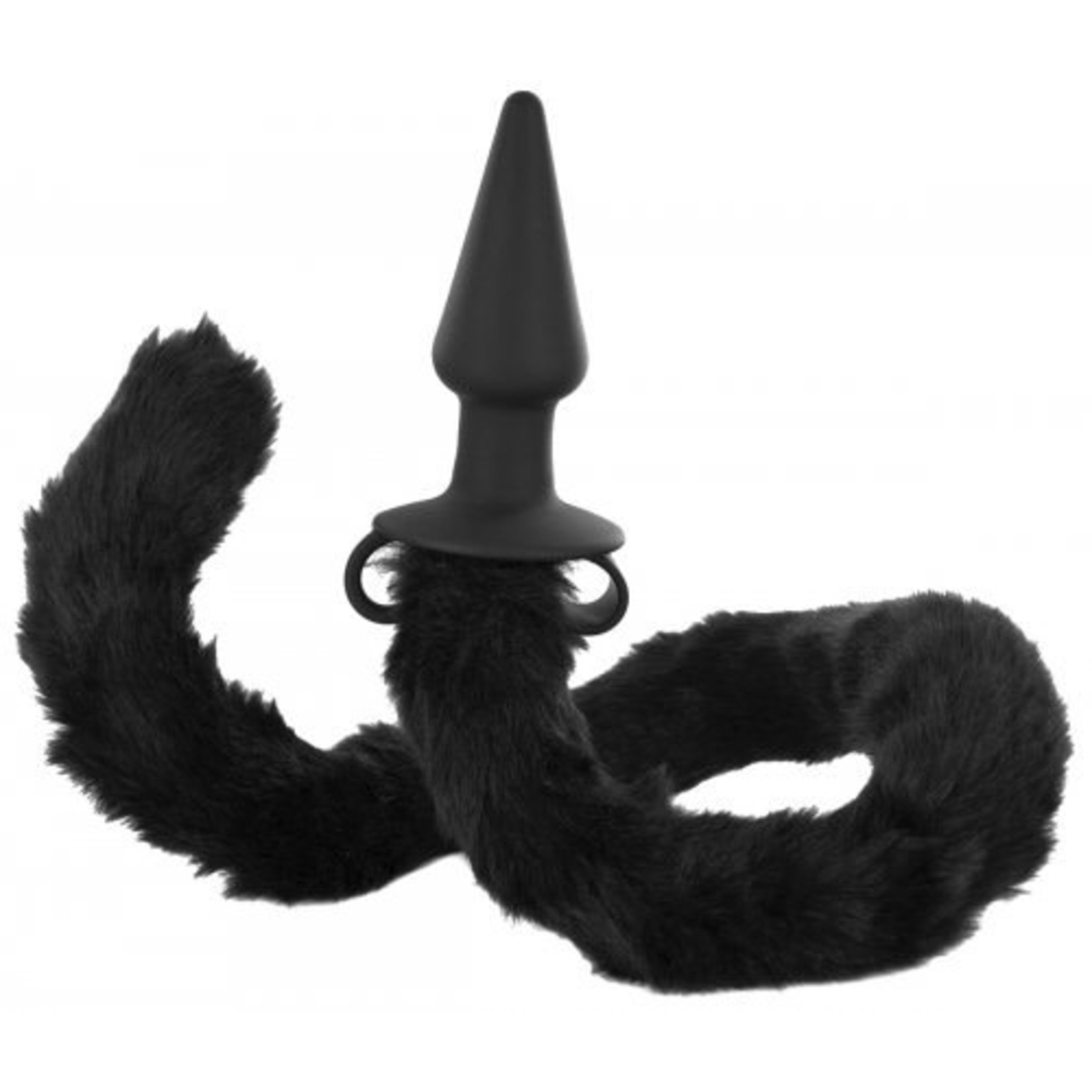 XR BRANDS TAILZ - BAD KITTY SILICONE CAT TAIL ANAL PLUG