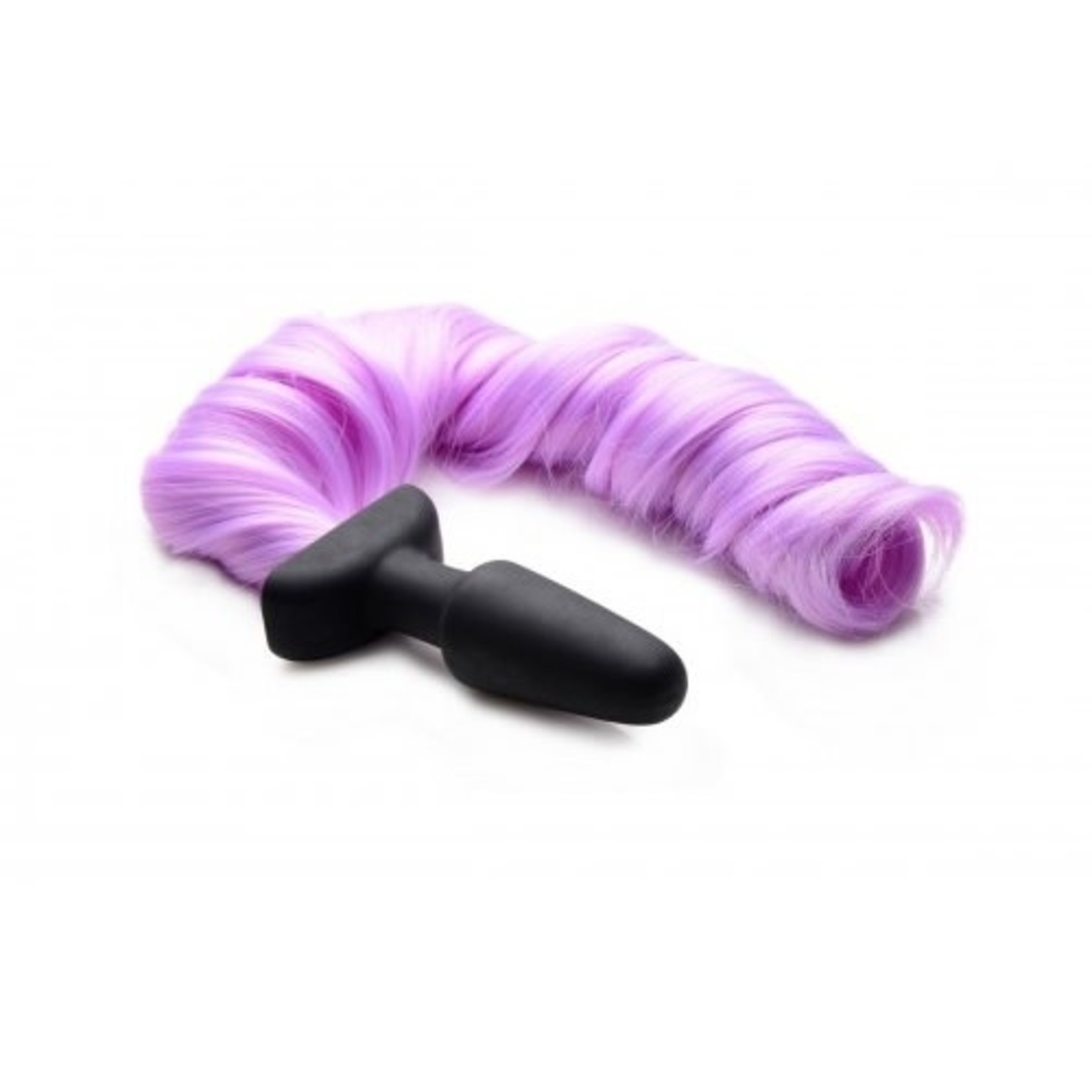 XR BRANDS TAILZ - PURPLE PONY TAIL ANAL PLUG