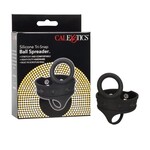 CALEXOTICS SILICONE TRI-SNAP BALL SPREADER - BLACK