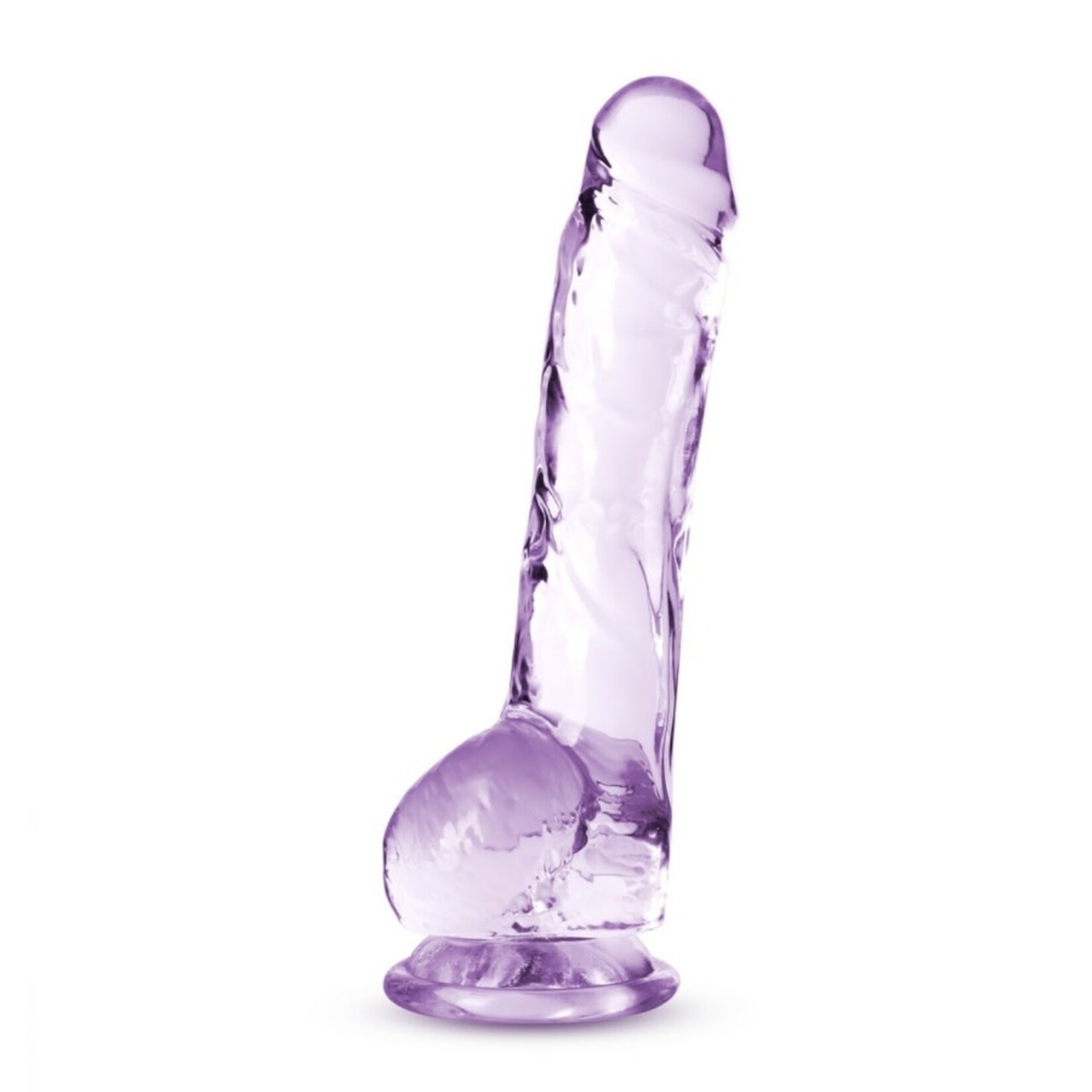 BLUSH BLUSH - NATURALLY YOURS - 8" CRYSTALLINE DILDO - AMETHYST