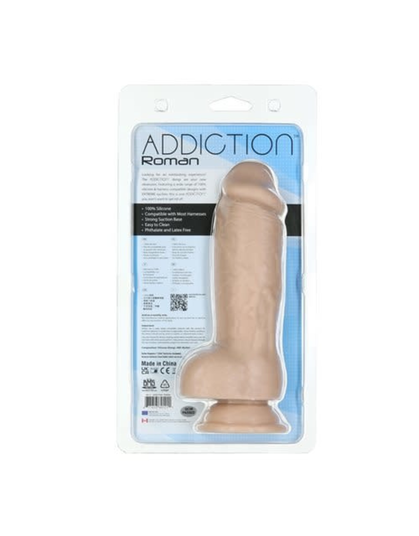 ADDICTION ADDICTION ROMAN - 8" GIRTHY DONG