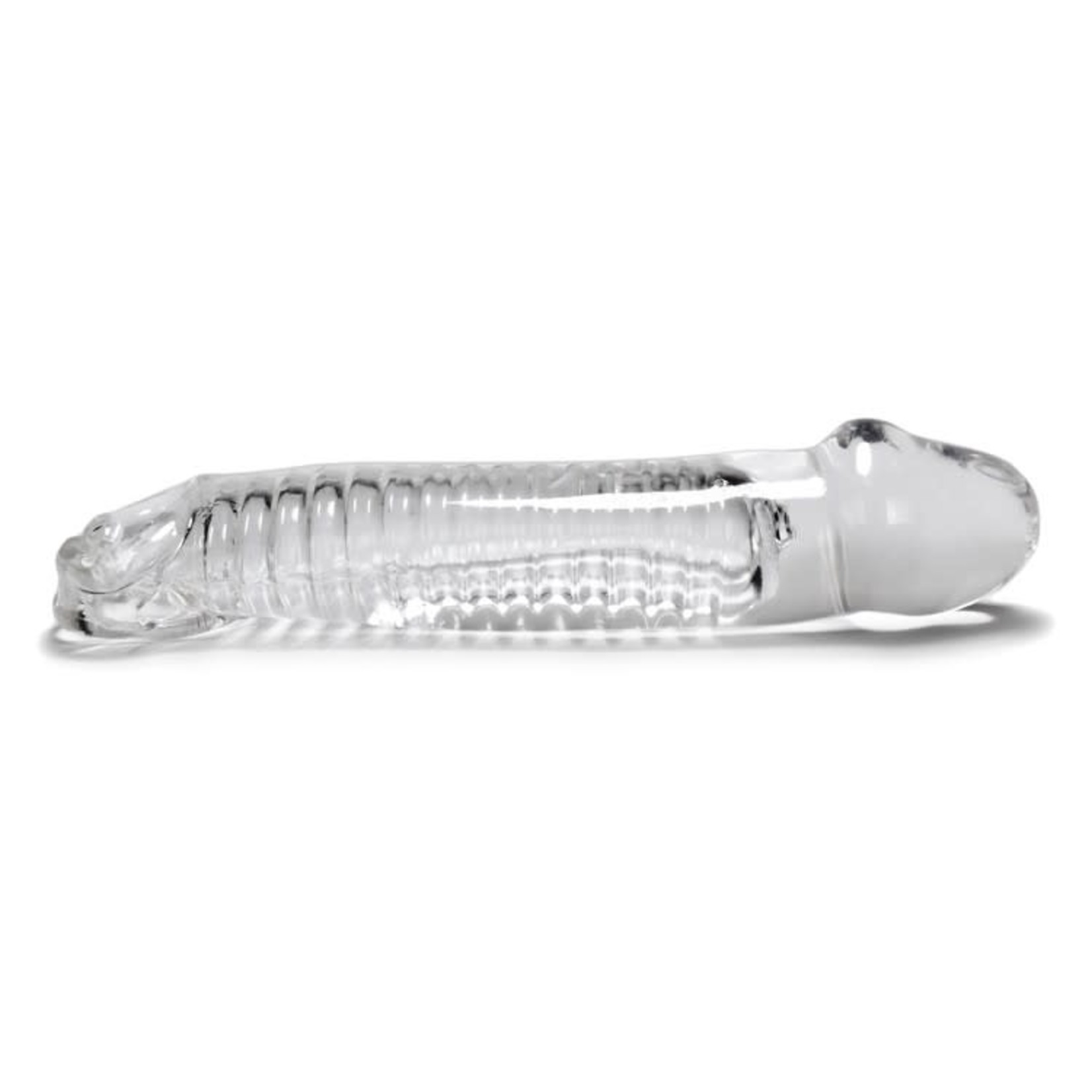OXBALLS OXBALLS MUSCLE COCKSHEATH - PENIS EXTENDER - CLEAR