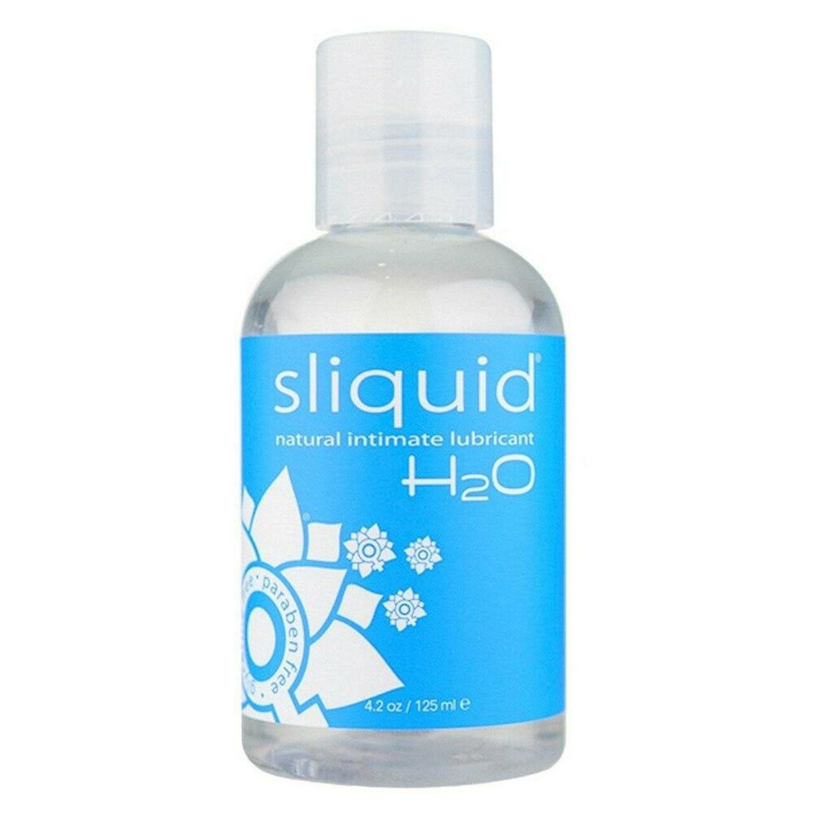 SLIQUID SLIQUID - H2O GLYCERINE FREE NATURAL LUBE 4.2OZ/125ML