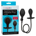 CALEXOTICS WEIGHTED SILICONE INFLATABLE PLUG LARGE