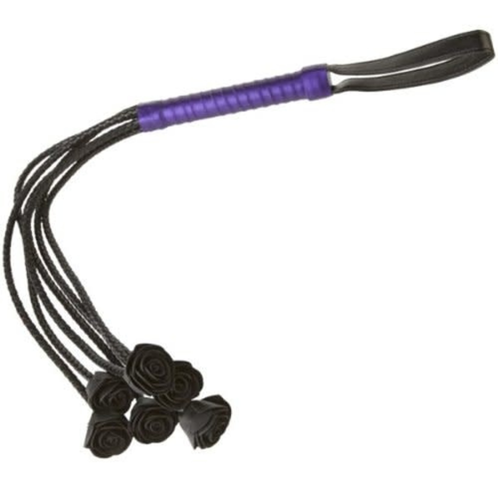 DOC JOHNSON BLACK ROSE VIXEN VINES WHIP