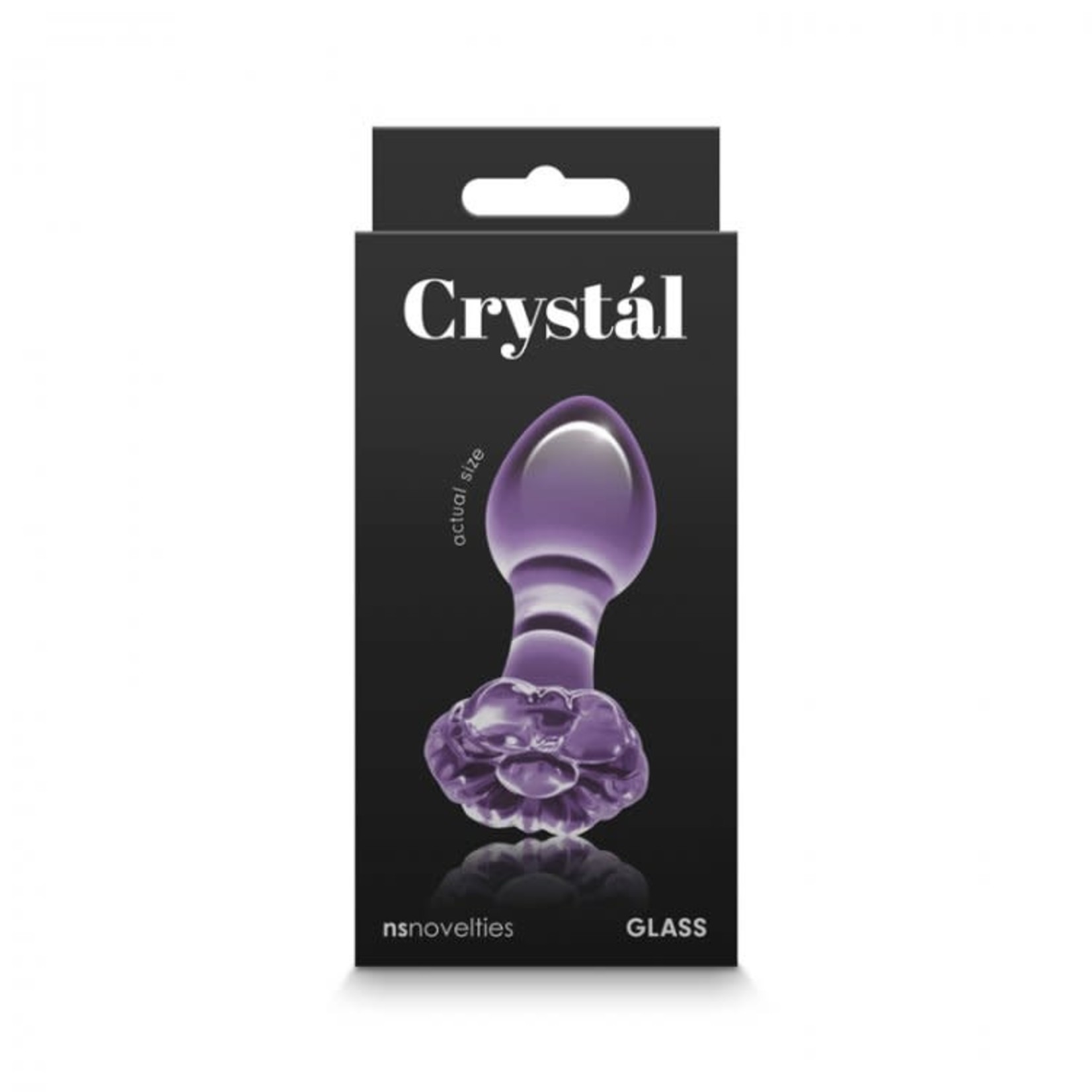 NS NOVELTIES NS - CRYSTAL - FLOWER - PURPLE