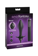 PIPEDREAM AFC ANAL FANTASY COLLECTION ELITE AUTO-THROB INFLATABLE VIBRATING PLUG - BLACK