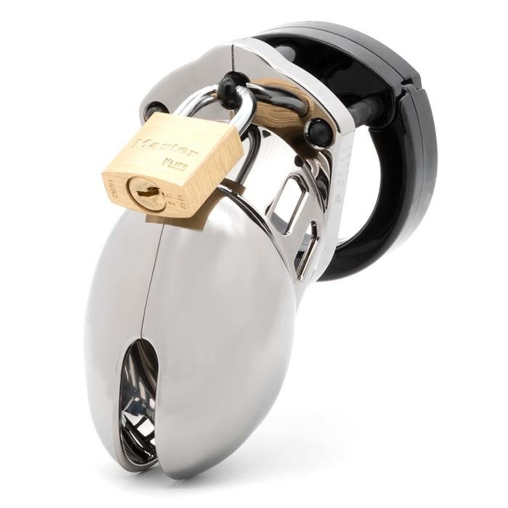 CB-X CHASTITY KITS - CB-6000S CHROME KIT WITH 2 1/2" CAGE