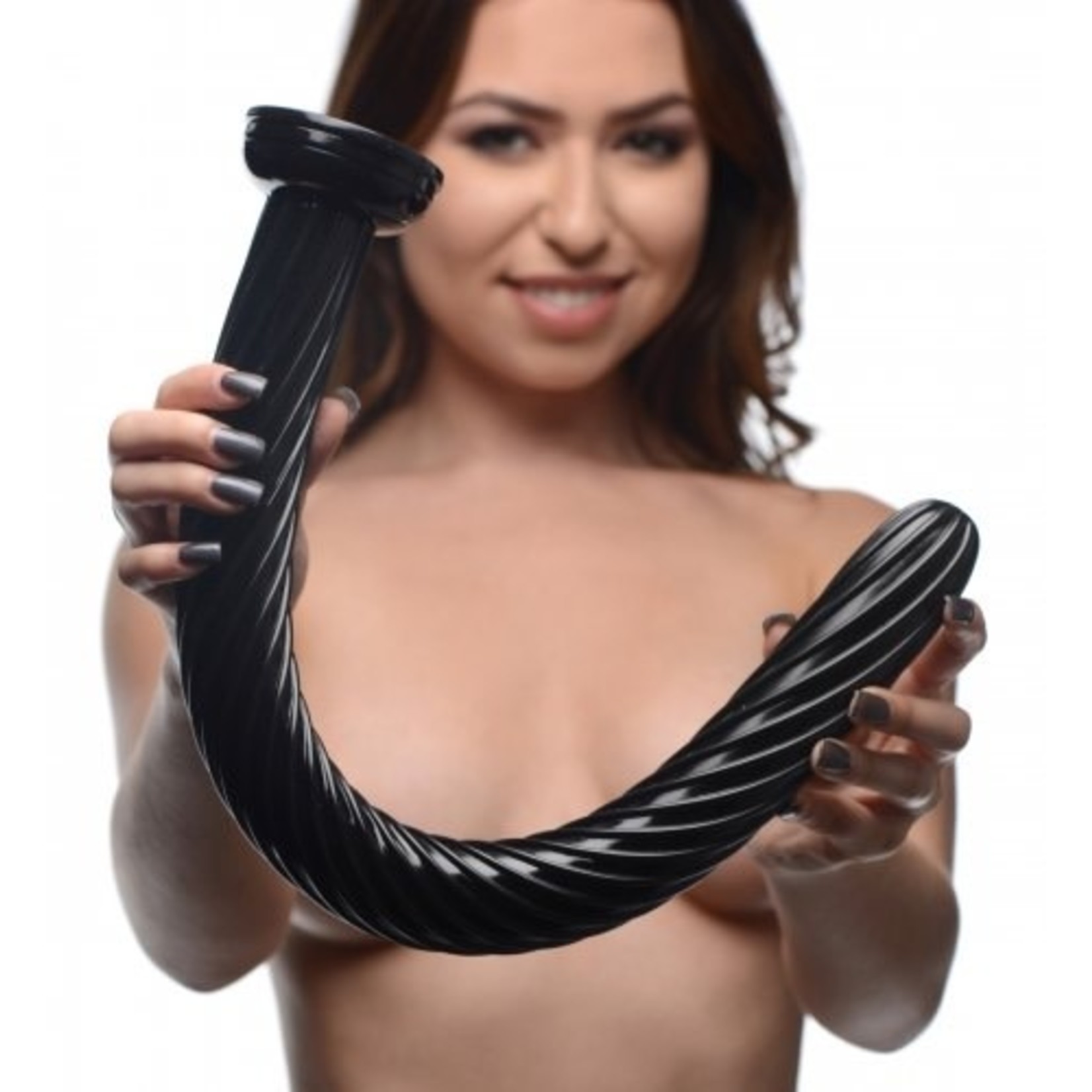 XR BRANDS HOSED  19 INCH SPIRAL ANAL SNAKE