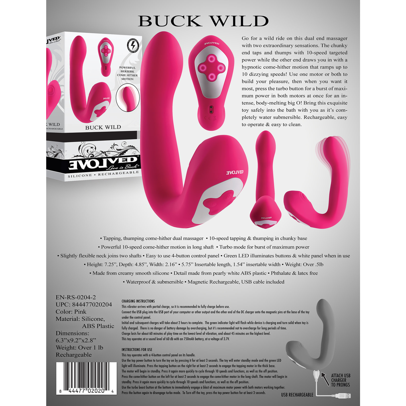 EVOLVED EVOLVED - BUCK WILD COME HITHER VIBE