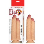 HERO MY TWOFER HARNESS COMPATIBLE DUAL DILDO