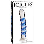 PIPEDREAM ICICLES NO. 5 - CLEAR/BLUE