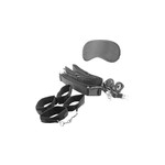 OUCH OUCH! BLACK & WHITE BONDAGE BELT RESTRAINT SYSTEM