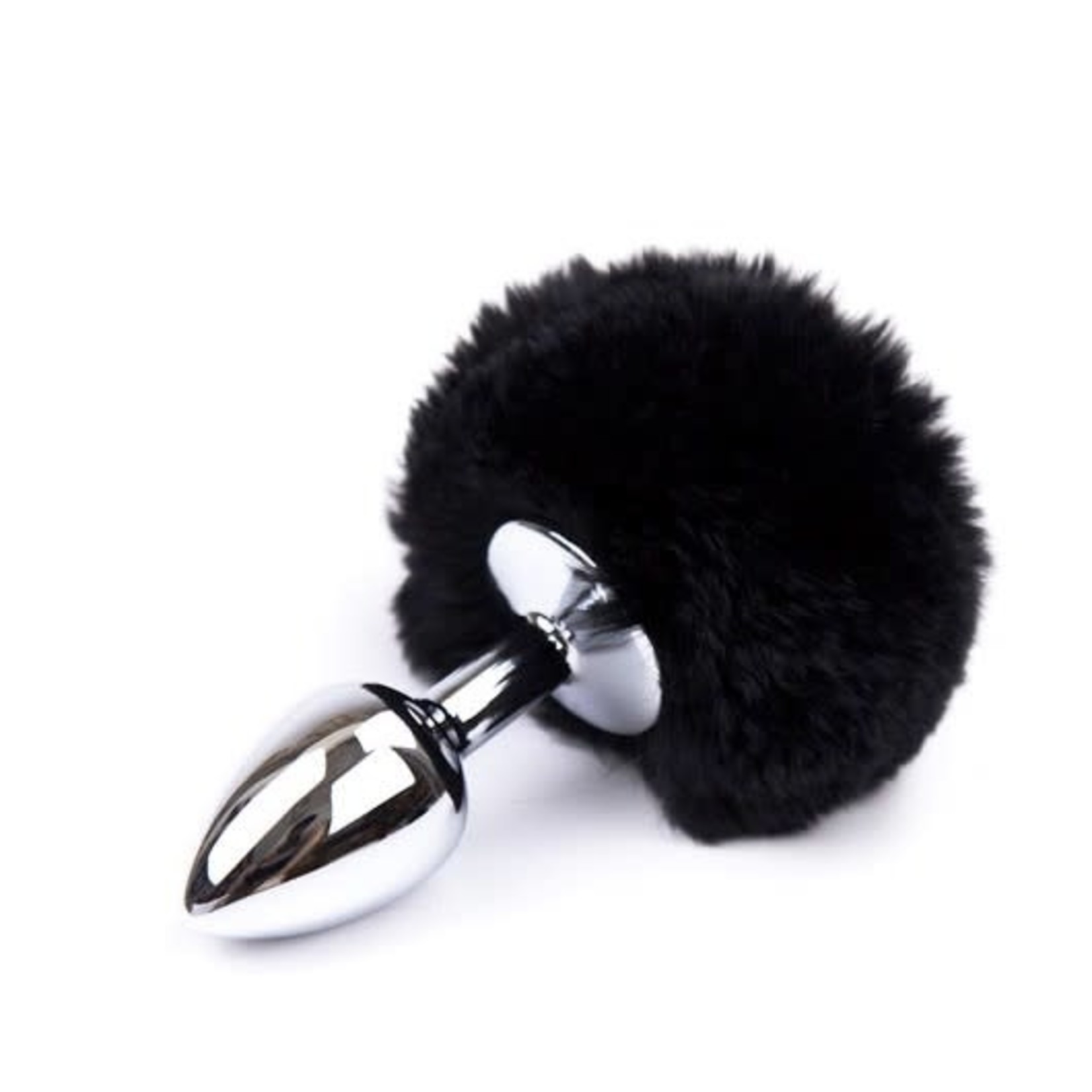 BUNNY TAIL ANAL PLUG BLACK