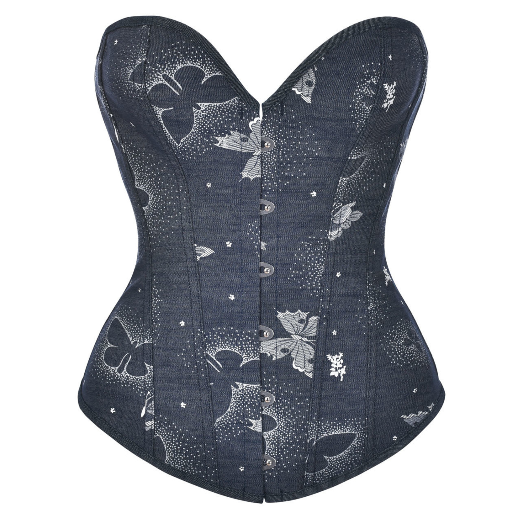 DENIM PRINT CORSET JASMINE  SMALL