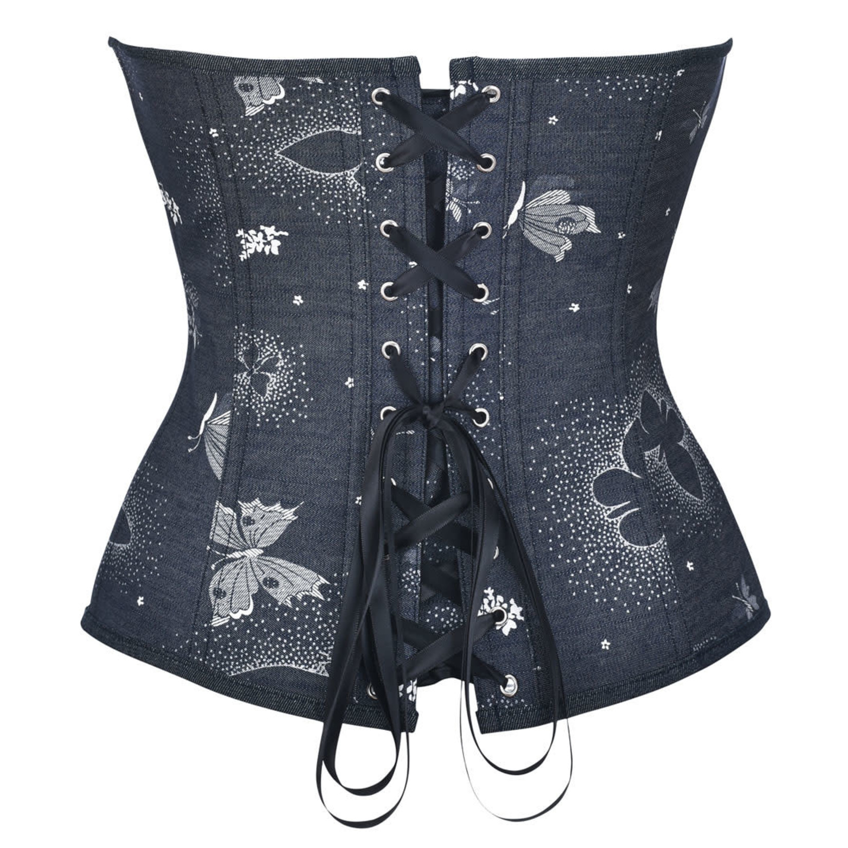 DENIM PRINT CORSET JASMINE  SMALL