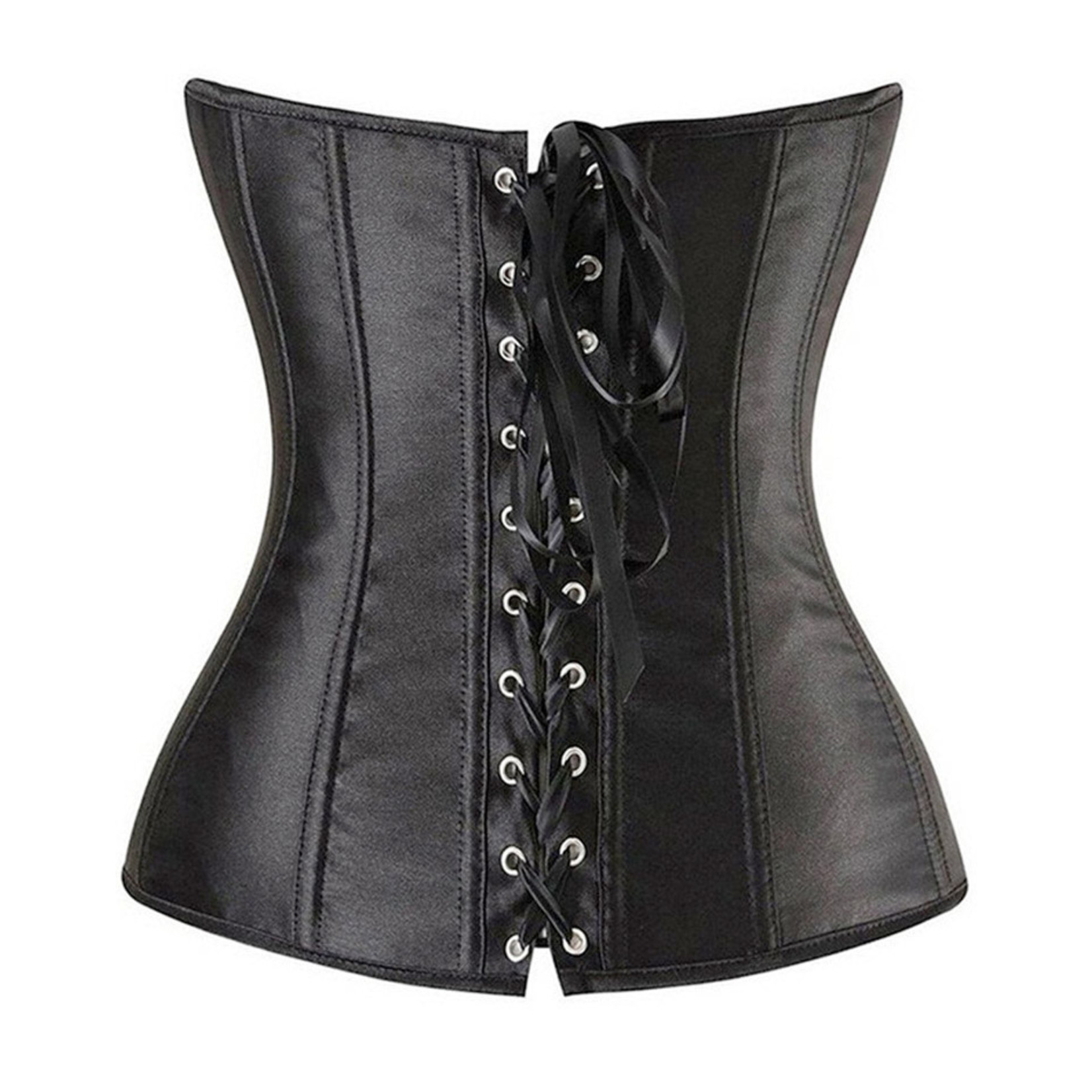 SATIN CORSET BLACK SMALL