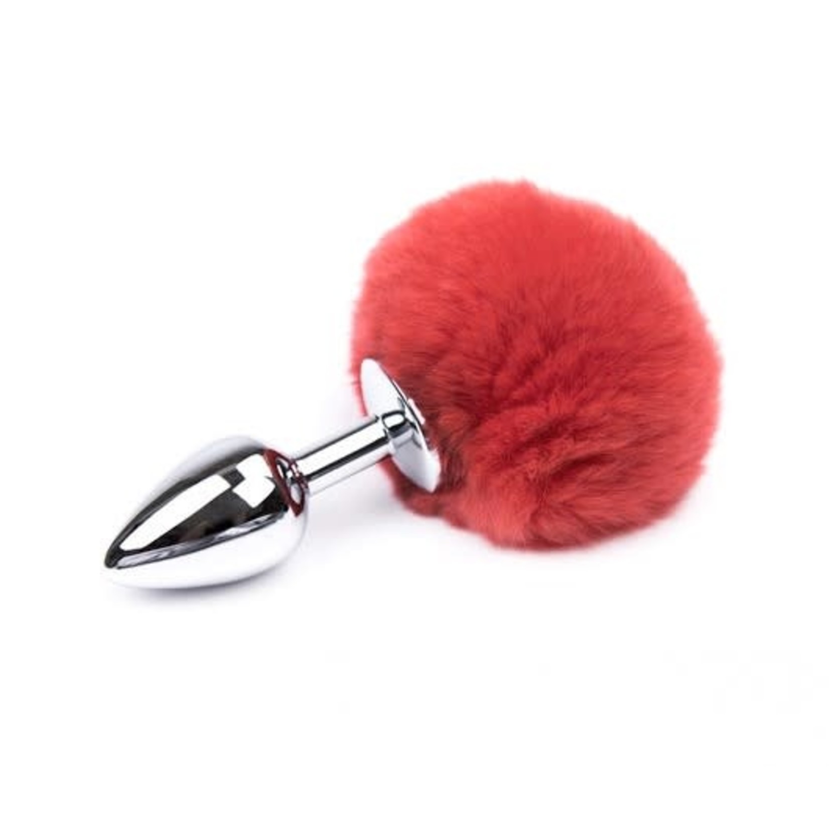 BUNNY TAIL ANAL PLUG - RED