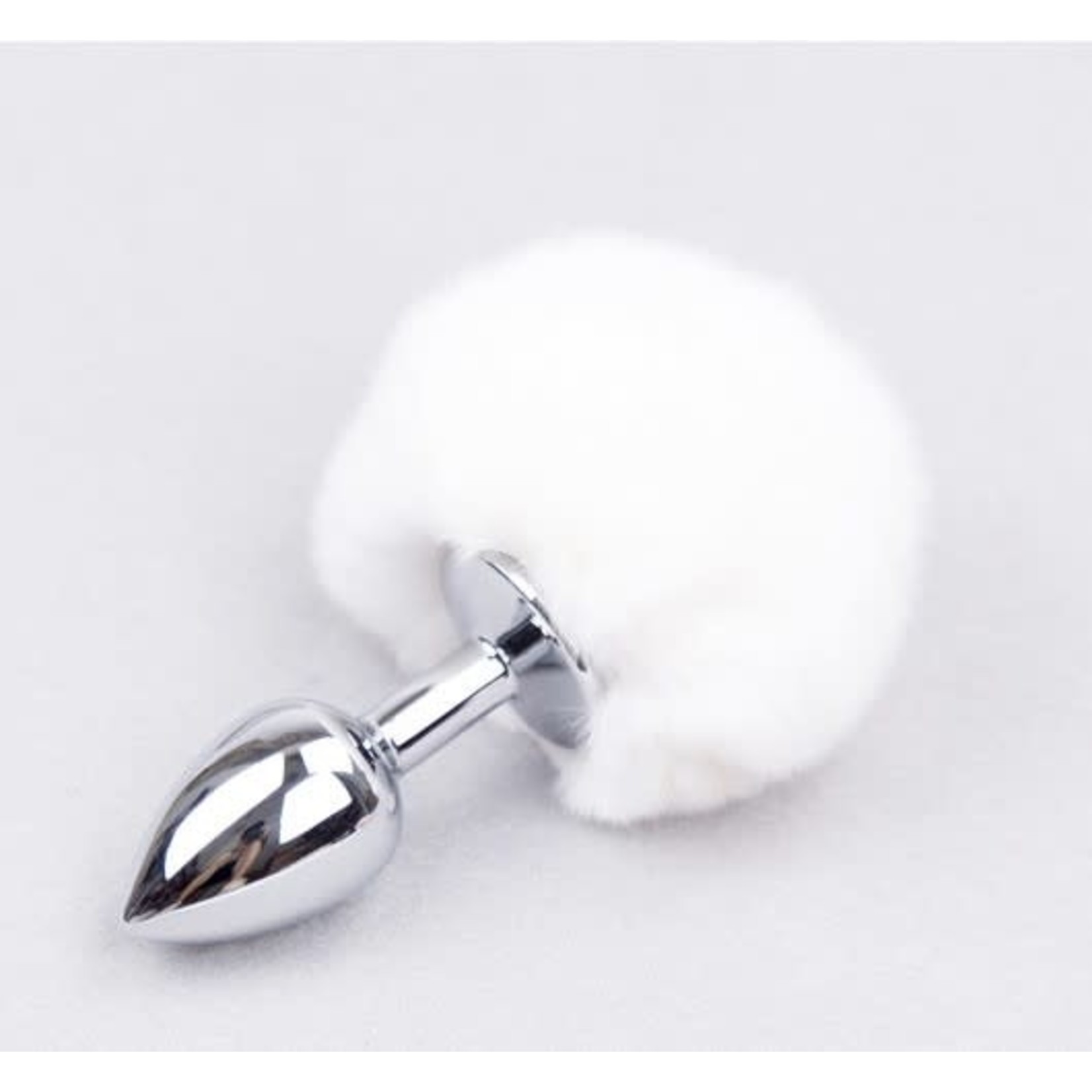 BUNNY TAIL ANAL PLUG - WHITE