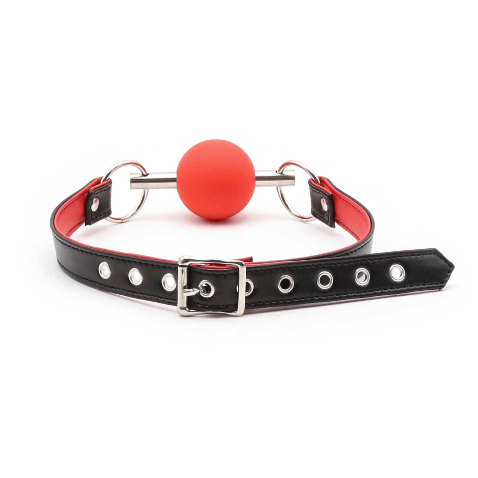RED SILICONE BALL GAG