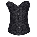 SEQUIN CIRCLES BURLESQUE CORSET MEDIUM