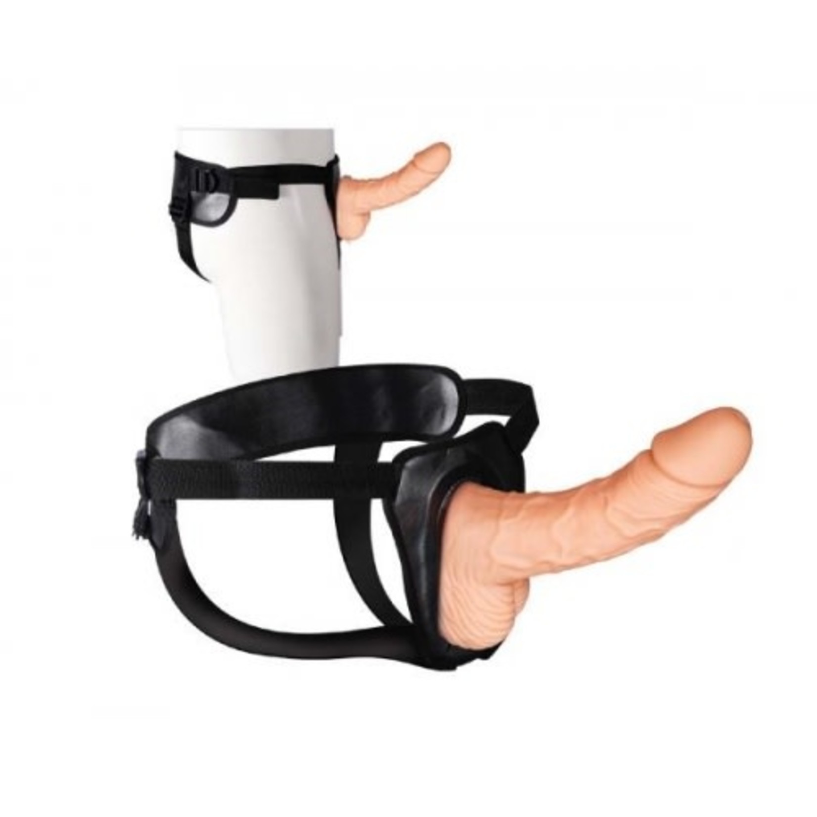 ERECTION ASSISTANT HOLLOW STRAP-ON 8"