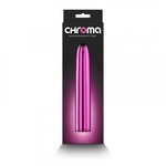 NS NOVELTIES CHROMA RECHARGEABLE 7" VIBE - PINK