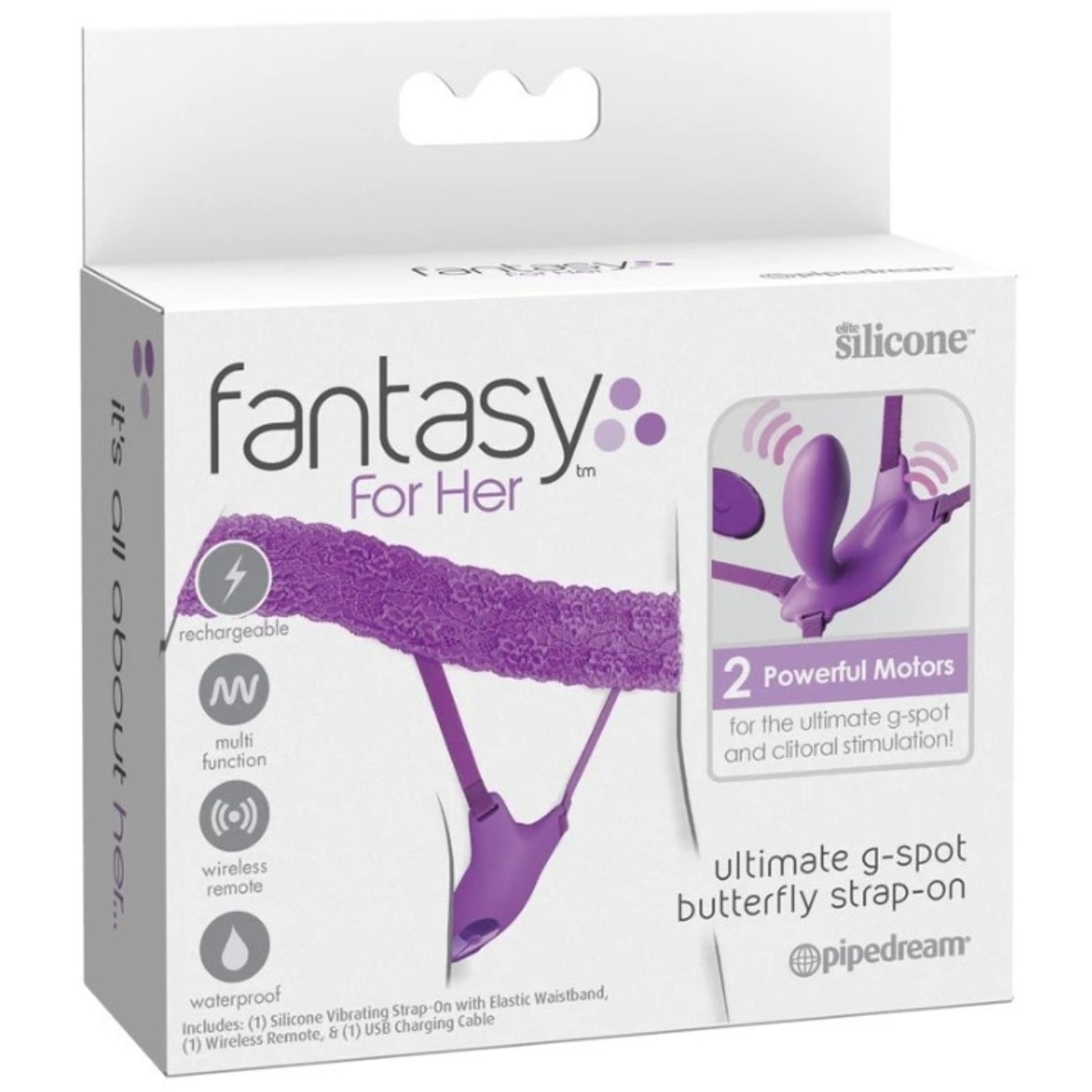 FANTASY FOR HER FANTASY FOR HER - ULTIMATE G-SPOT BUTTERFLY STRAP-ON