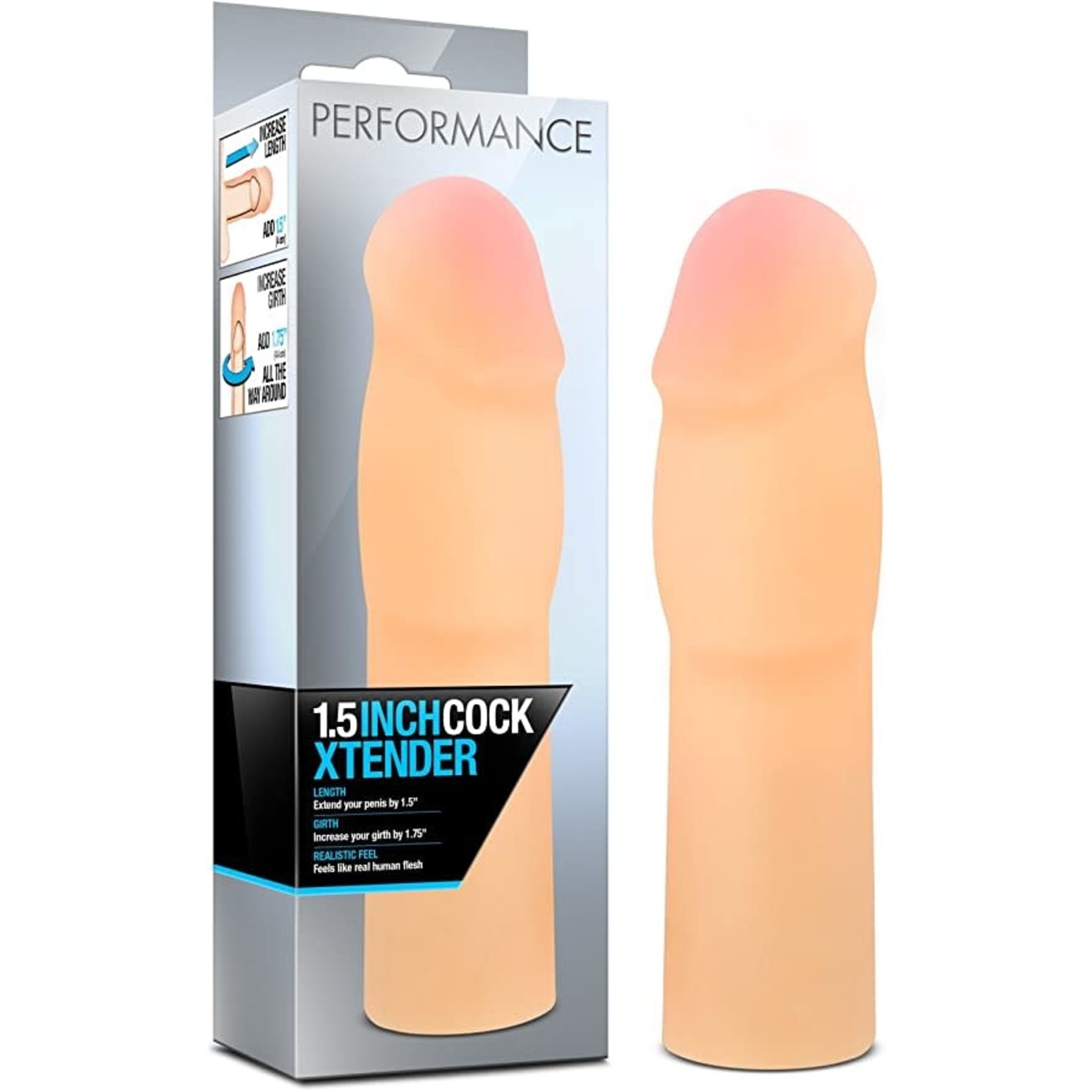 BLUSH BLUSH - PERFORMANCE 1.5" COCK XTENDER SLEEVE