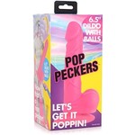 XR BRANDS POP PECKERS 6.5 INCH BALLSY DILDO