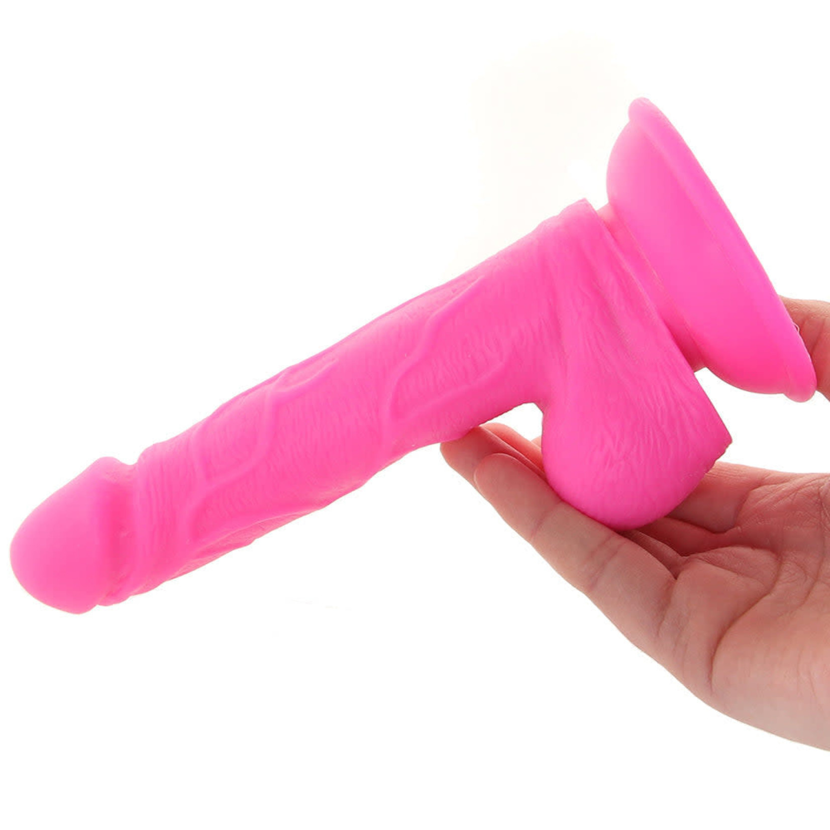 XR BRANDS POP PECKERS 6.5 INCH BALLSY DILDO