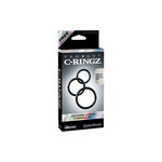 PIPEDREAM FCR - SILICONE 3-RING STAMINA SET - BLACK