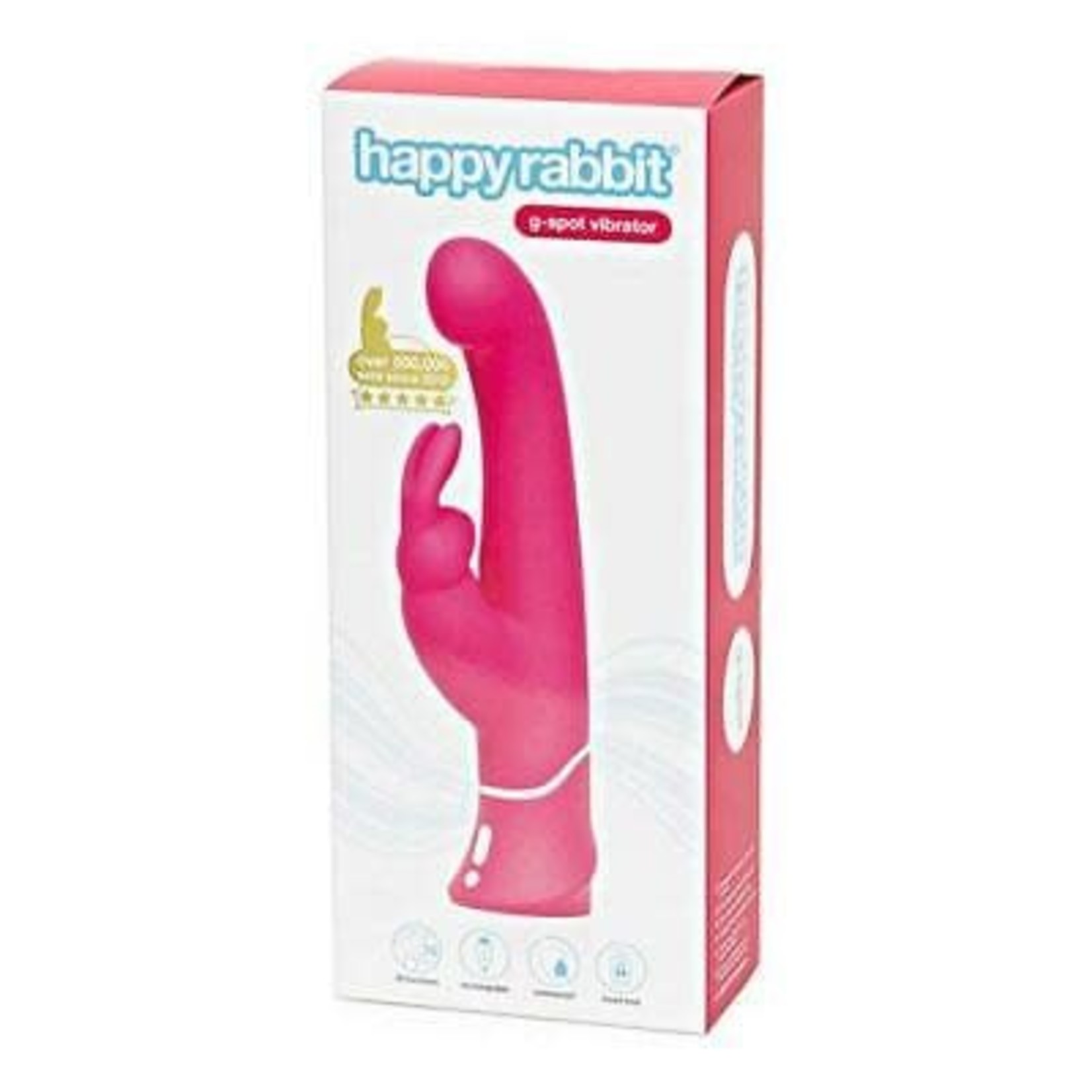 HAPPY RABBIT G-SPOT VIBRATOR - PINK