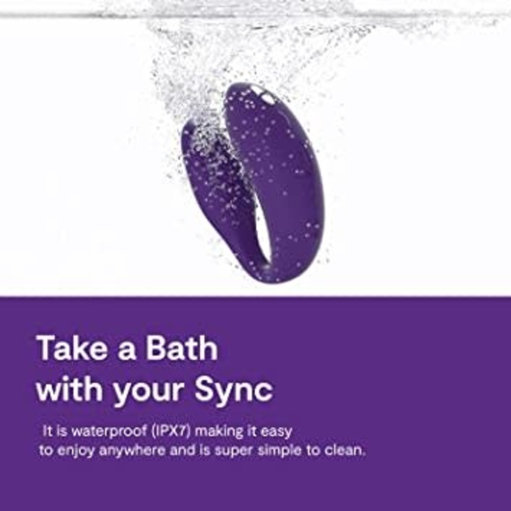 WE-VIBE WE-VIBE - SYNC WEARABLE COUPLES' VIBRATOR 2ND GENERATION - PURPLE