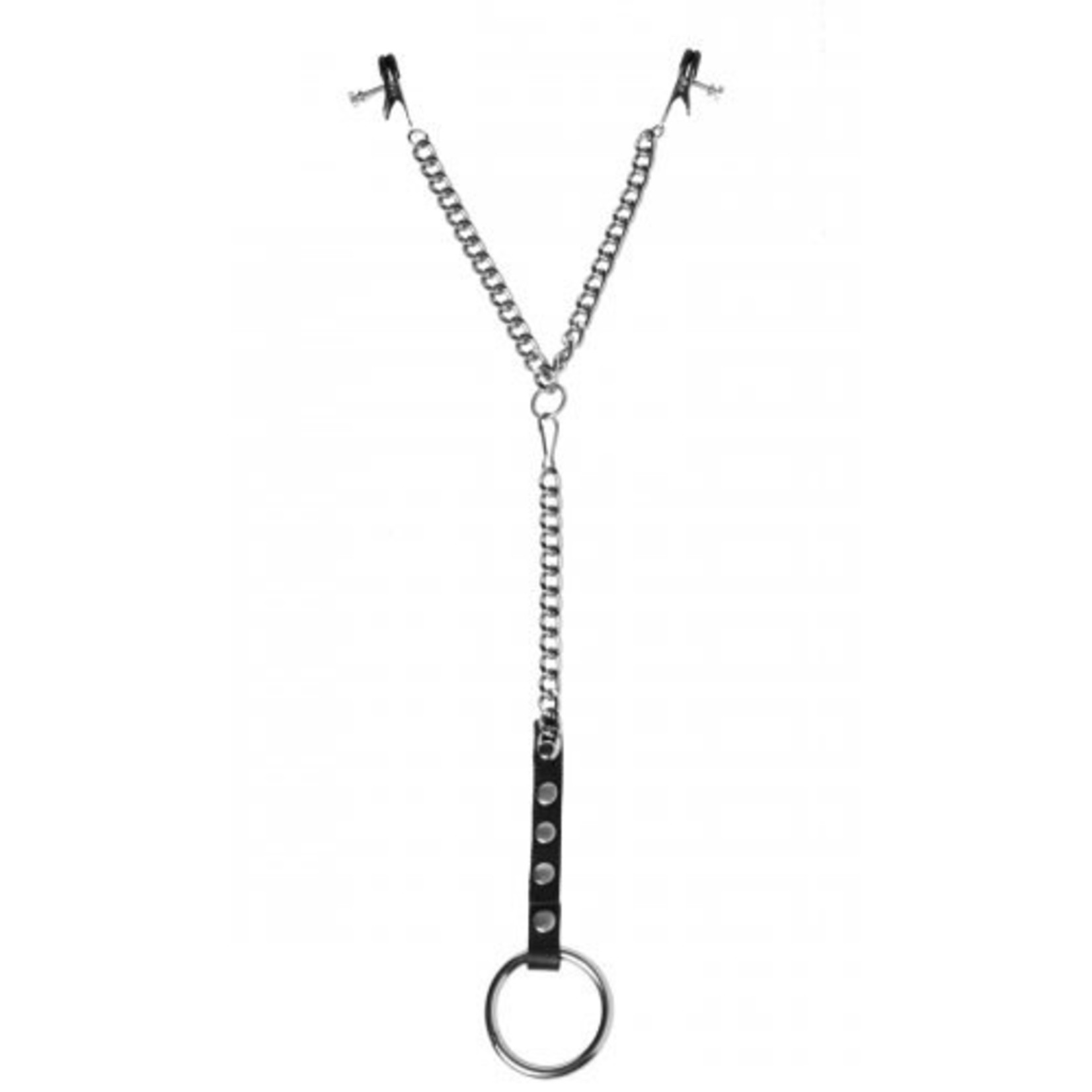 MASTER SERIES MASTER SERIES - NIPPLE CLAMPS AND COCK RING SET