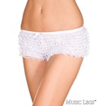 MUSIC LEGS MUSIC LEGS - RUFFLE SHORTS - WHITE - O/S