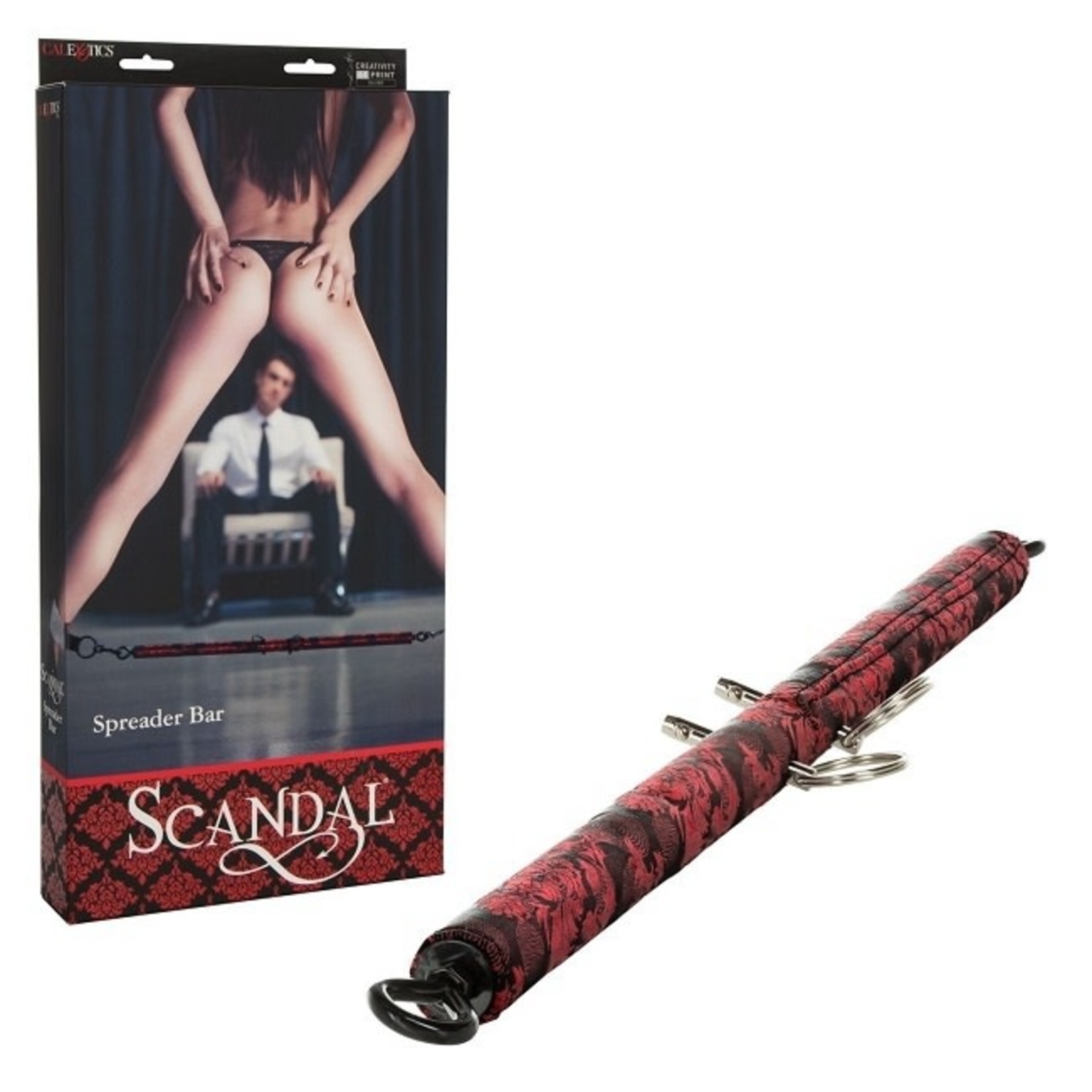 CALEXOTICS SCANDAL SPREADER BAR - RED