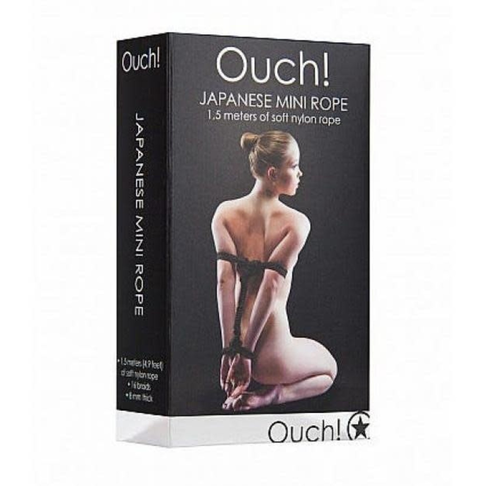 OUCH SHOTS - OUCH! - JAPANESE MINI ROPE - 1,5M - BLACK