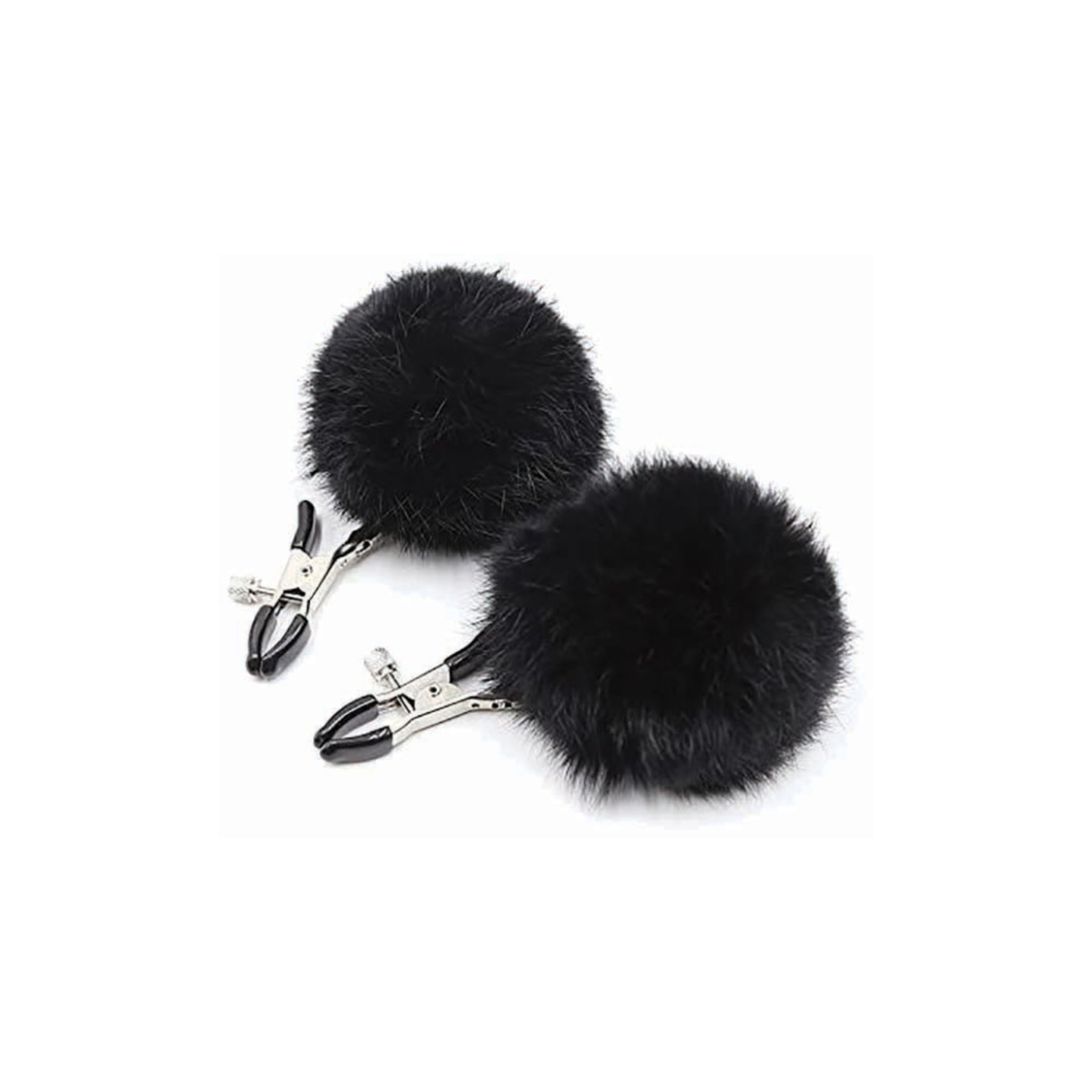 SEXY AF PUFF BALL NIPPLE CLAMPS