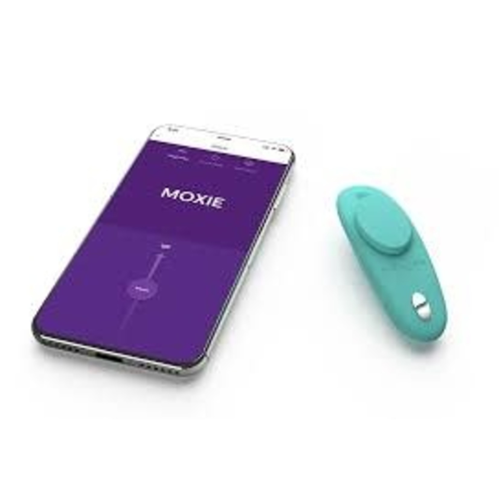 WE-VIBE WE-VIBE MOXIE+ - WEARABLE CLITORAL VIBRATOR - AQUA