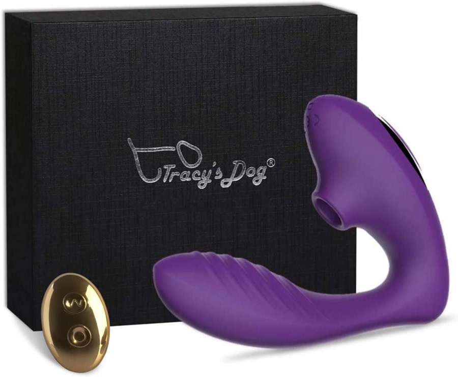 TRACY'S DOG - OG CLITORAL SUCKING VIBRATOR PURPLE - PRO 2 - Sinsations Adult Boutique TRACY'S DOG - OG CLITORAL SUCKING VIBRATOR PURPLE - PRO 2 - Sinsations Adult Boutique