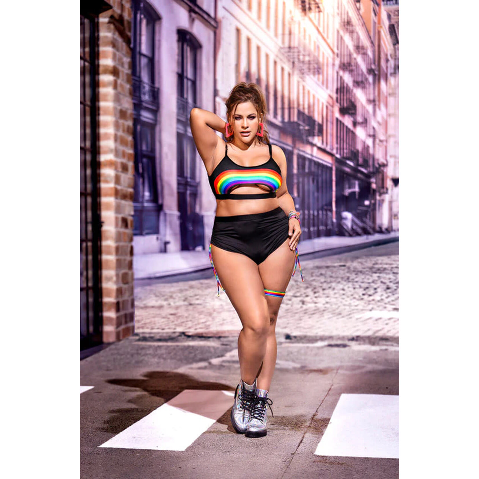 MAPALE MAPALE -  RAINBOW 2PC SET - 1X/2X