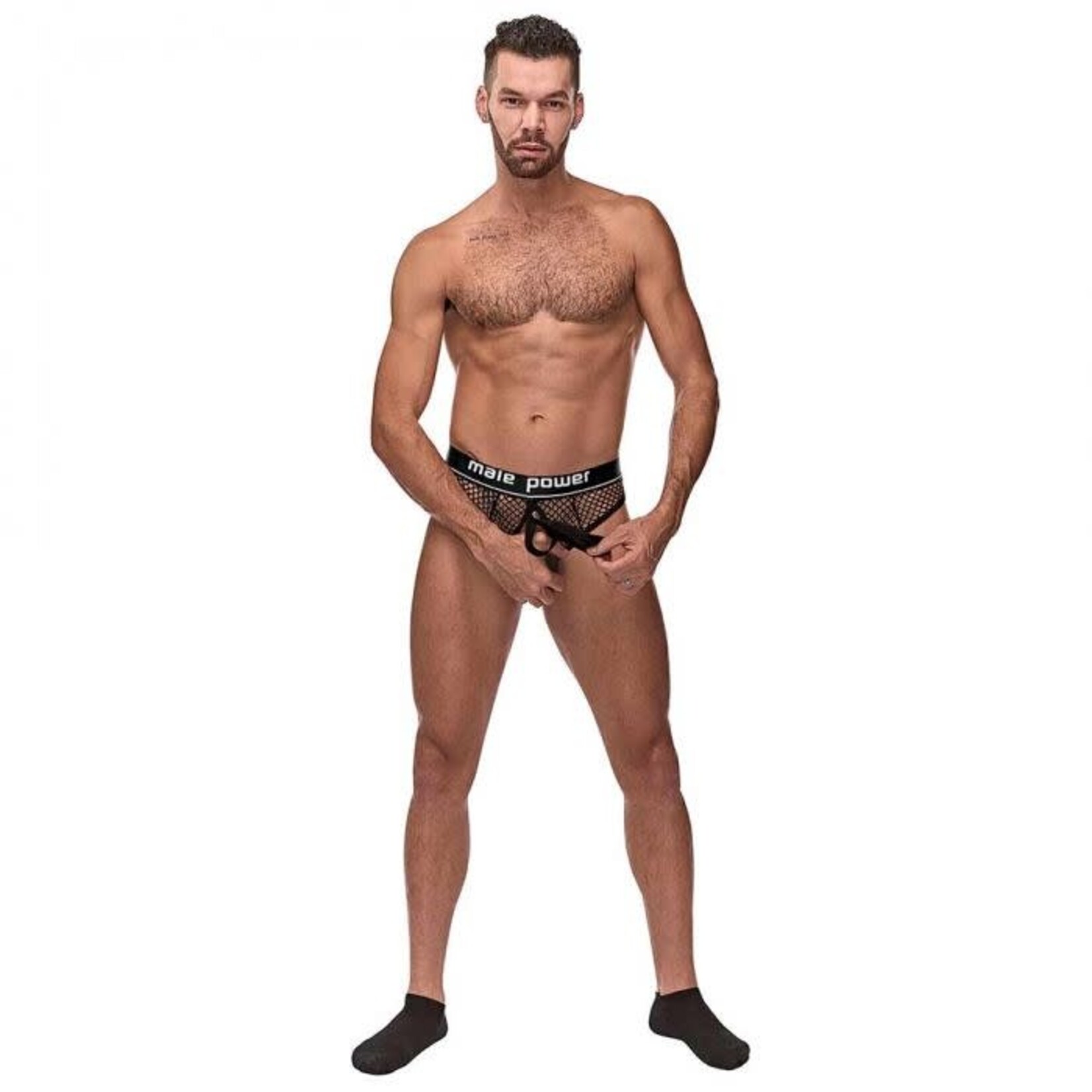 MALE POWER MALE POWER -  COCK PIT THONG BLACK S/M