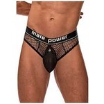 MALE POWER MALE POWER -  COCK PIT THONG BLACK L/XL