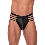 MALE POWER MALE POWER -  CAGE MATTE THONG BLACK S/M
