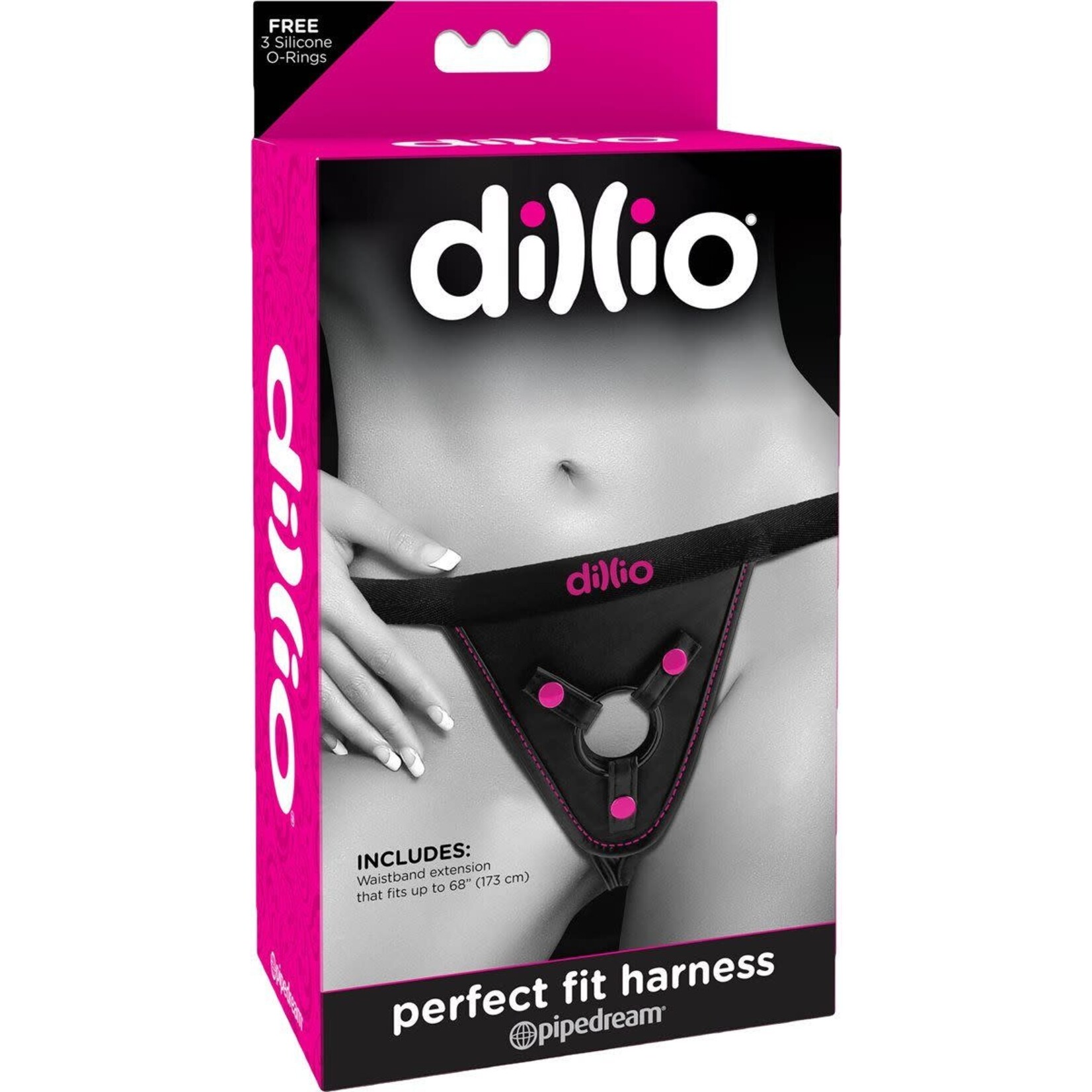 PIPEDREAM DILLIO PERFECT FIT HARNESS PINK