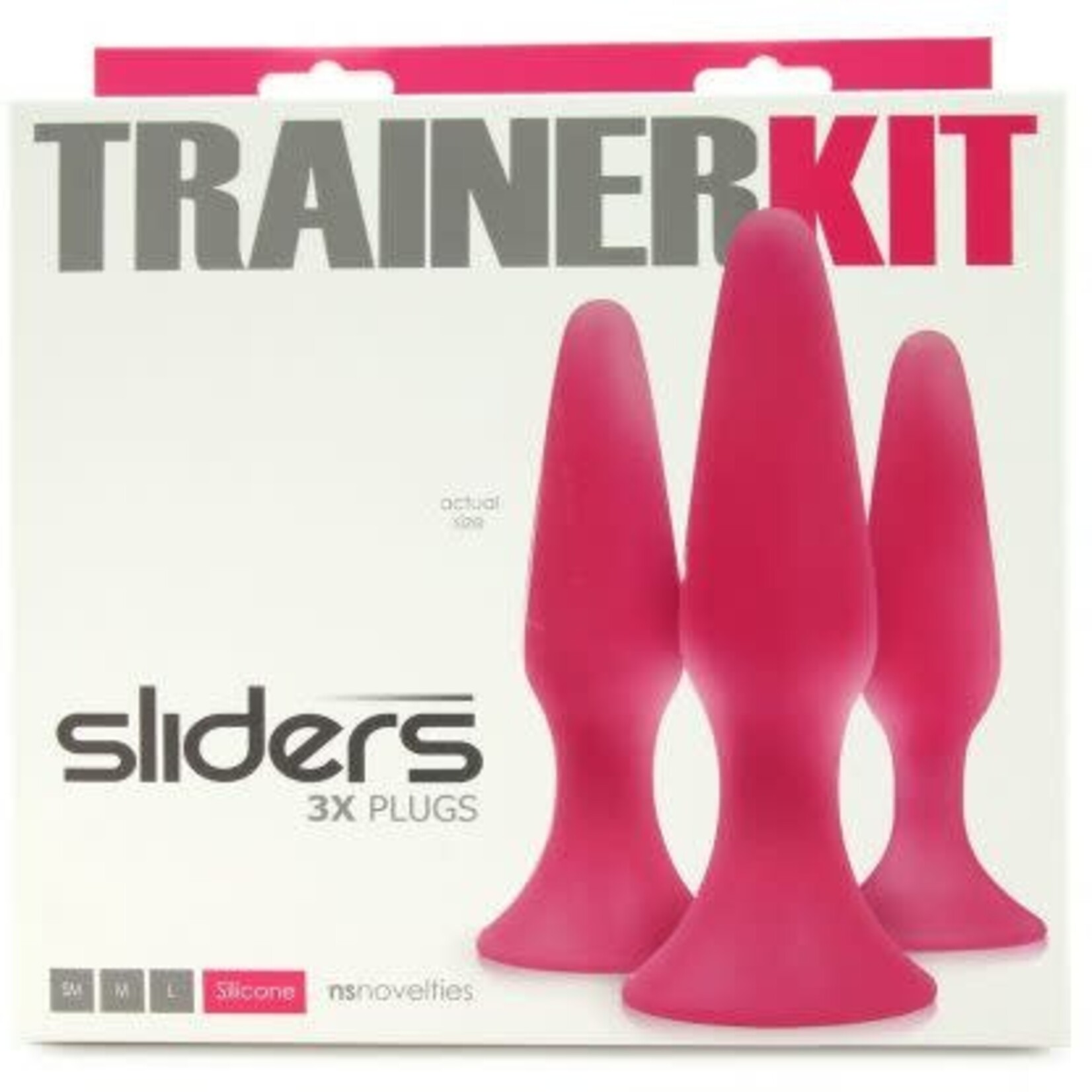 NS NOVELTIES SLIDERS - 3PC TRAINER KIT - PINK