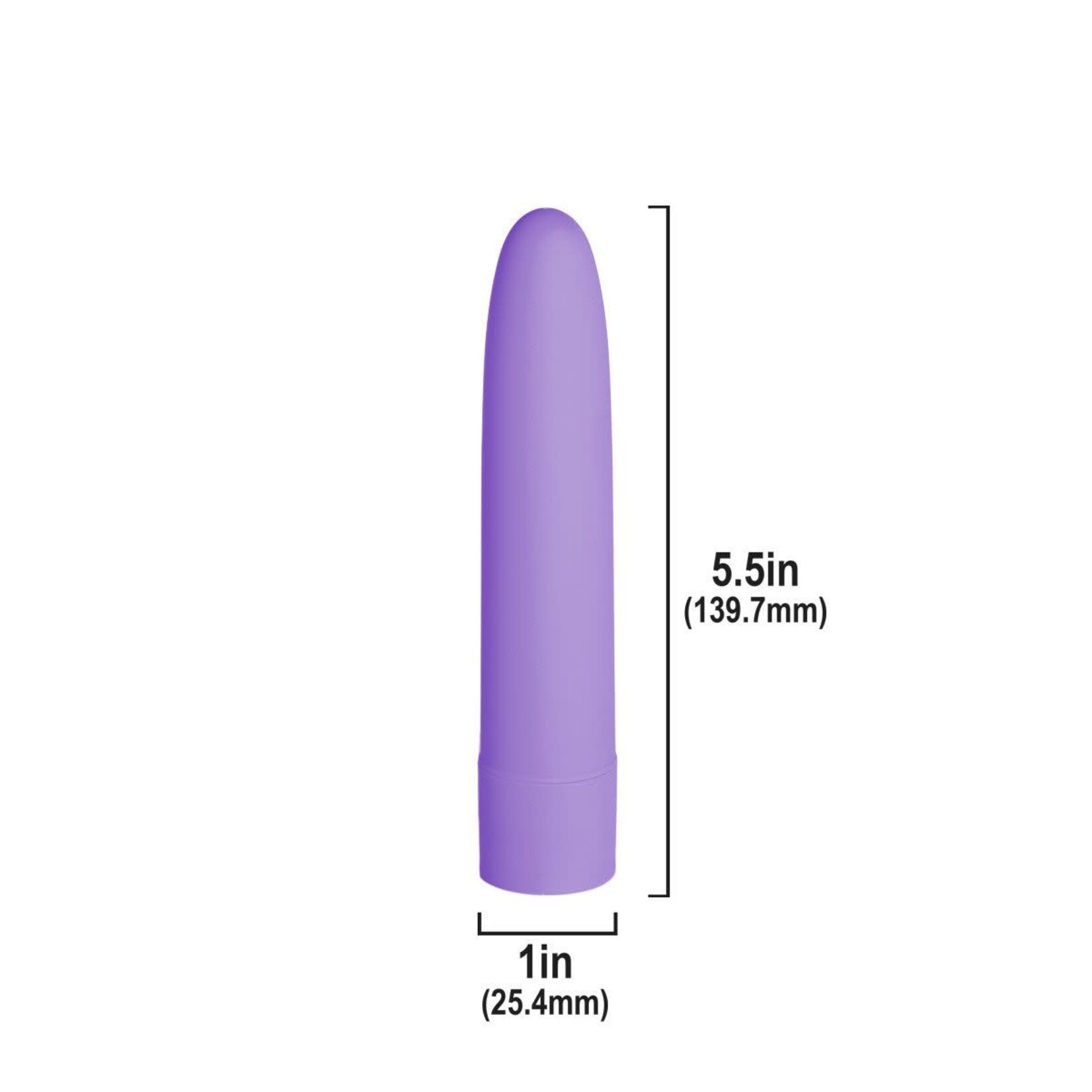 EEZY PLEEZY - 5.5" CLASSIC VIBRATOR - PURPLE